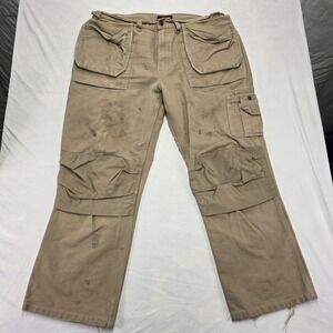 Blaklader Workwear Khaki Cargo Pants Men Sz 38/30 Carpenter Utility Tool Pocket